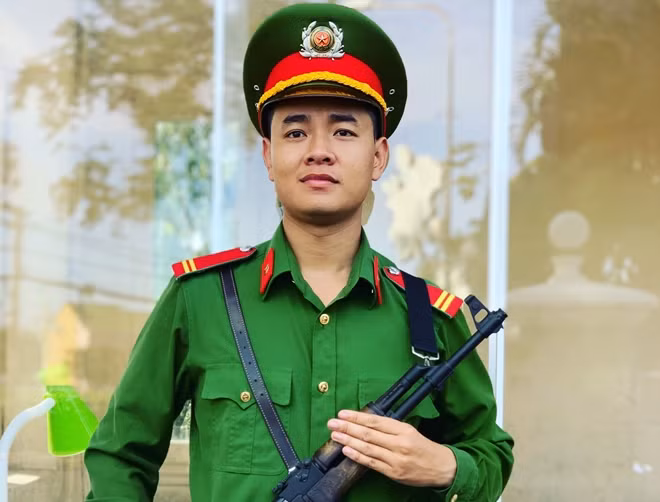 Chiến sĩ nghĩa vụ Phan Văn Bá đạt 29,1 điểm khối C03