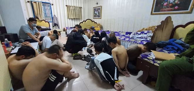 Các đối tượng bị Công an bắt giữ