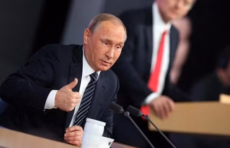 Tổng thống Putin trả lời phỏng vấn tờ Bild của Đức. Ảnh: Itar-Tass.