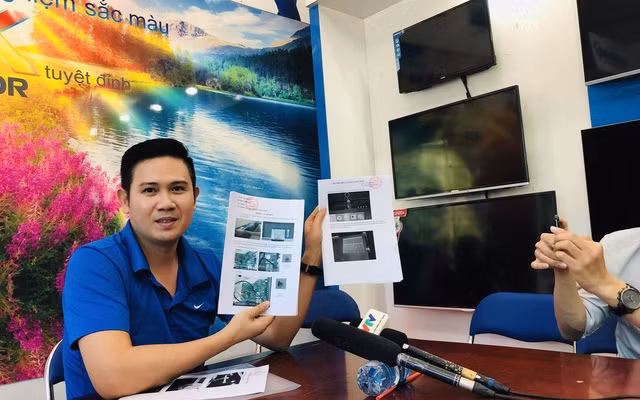 Ông Phạm Văn Tam – Chủ tịch Tập đoàn Asanzo trong một lần thông tin cho báo chí.