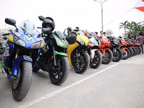 Xe phân khối lớn được nhiều người ưa chuộng. Ảnh minh họa: VNE.