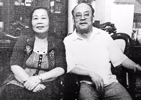 Vợ chồng Đại tá Nguyễn Huy Can.