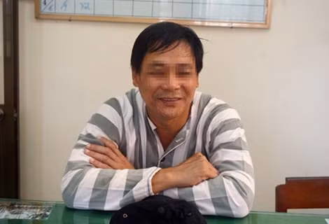 Phạm nhân Dương Hoàng V. chia sẻ nỗi niềm về gia đình, vợ con khi ở trong trại giam .