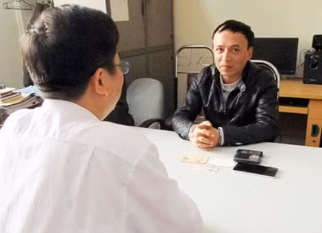 Hỏi cung đối tượng Phạm Biên Cương.