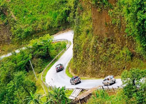 Một cung đường tuyến Lào Cai – Sa Pa.