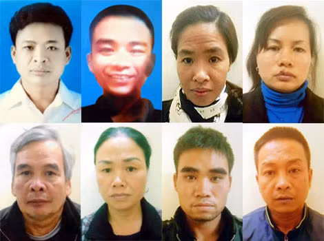 Hoàng Xuân Tuấn, Bùi Đắc Hiệp cùng các đối tượng...