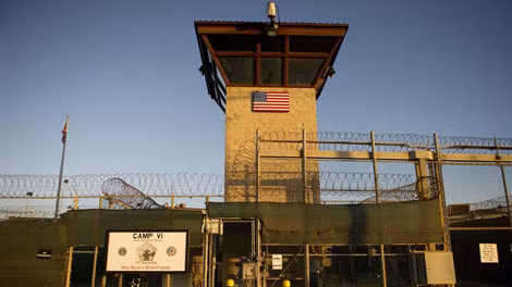 Một trại ở nhà tù tại Guantanamo.