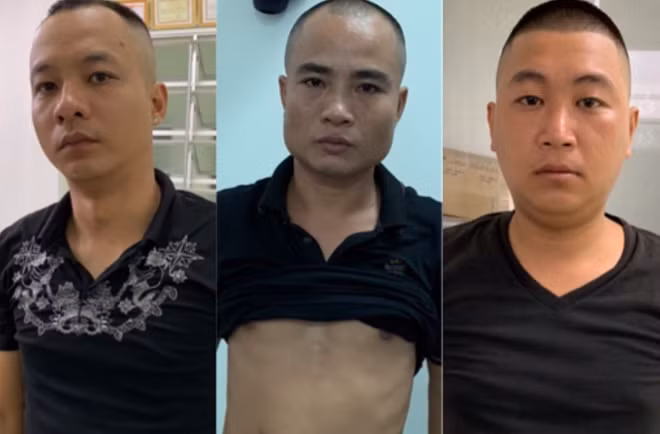 Nhóm 3 người bị tạm giữ để điều tra.