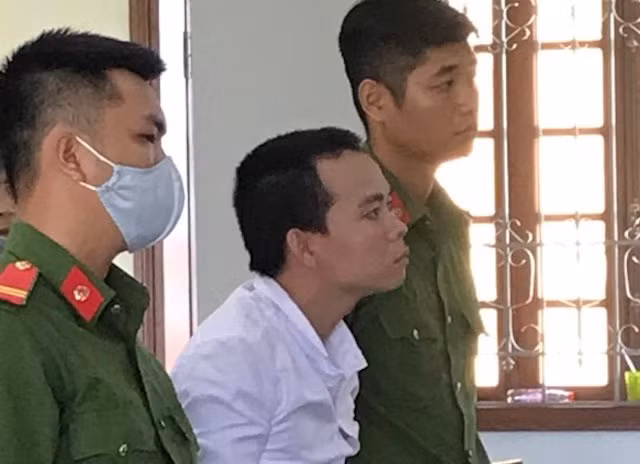 Bị cáo tại phiên tòa.