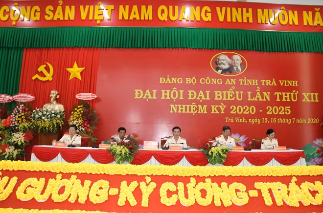 Đại hội đại biểu Đảng bộ Công an tỉnh Trà Vinh, diễn ra trong hai ngày 15 và 16-7.