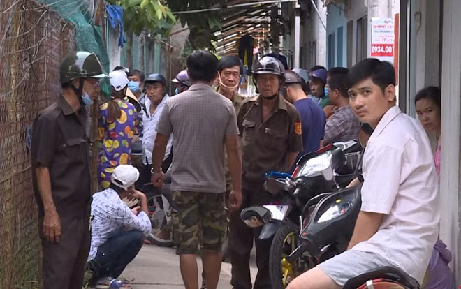 Hiện trường nơi xảy ra vụ án.