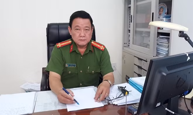 Thượng tá Trần Thanh Phong, Phó trưởng Phòng Cảnh sát Quản lý hành chính về trật tự xã hội Công an tỉnh Đồng Tháp.