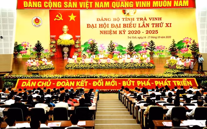 Đại hội đại biểu tỉnh Trà Vinh khai mạc sáng 15/10 đến ngày 17/10, sẽ bế mạc.