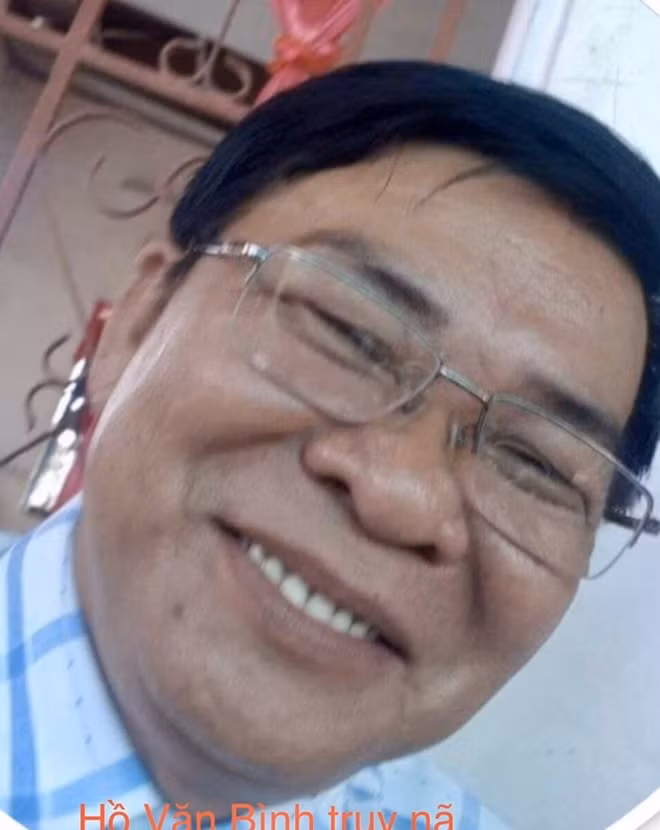 Hồ Văn Bình, kẻ bị truy nã.