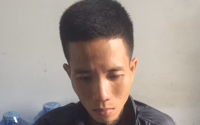Hải tại cơ quan Công an.