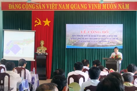 Lễ công bố đề án xây dựng cơ sở hạ tầng cửa khẩu quốc tế La Lay.