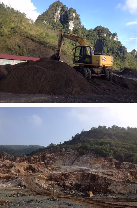 Tài nguyên khoáng sản đang bị khai thác một cách lãng phí.