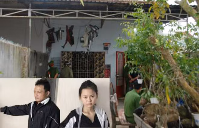 Đối tượng Trần Quang Hiển, Trịnh Thị Ngọc và căn nhà xảy ra trọng án. Đối tượng Trần Quang Hiển, Trịnh Thị Ngọc và căn nhà xảy ra trọng án.