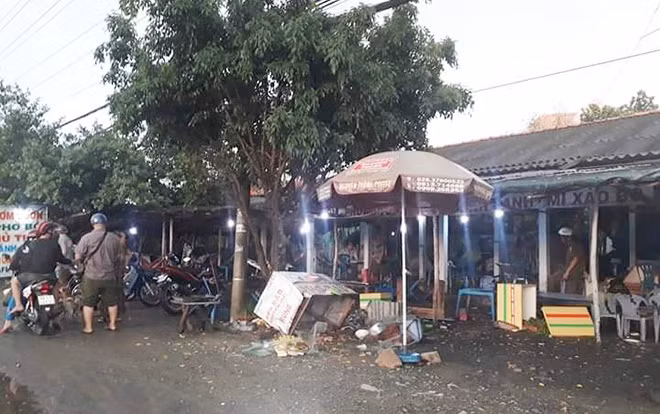 Quán Bảo Châu nơi anh M bị đánh.