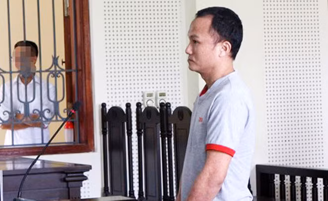 Bị cáo Dương tại tòa.