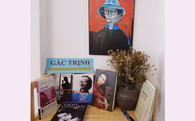 Phòng lưu niệm Trịnh Công Sơn ở phố Nguyễn Trường Tộ (Huế)