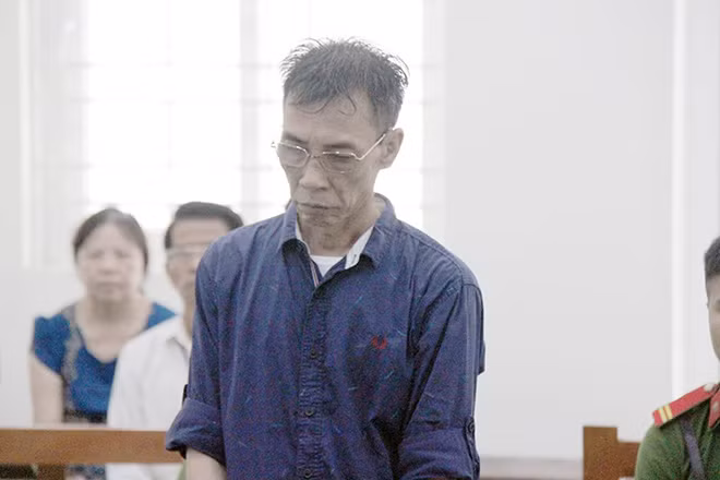 Bị cáo Nghĩa tại phiên xử.