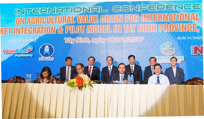VietinBank ký hợp tác phát triển Chuỗi giá trị nông nghiệp. (Ảnh: Mỹ Dung)