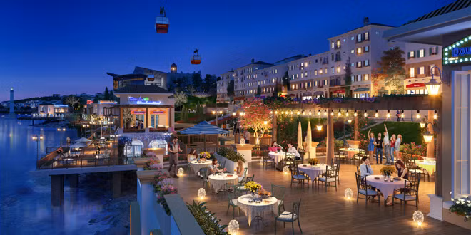 Dãy phố thương mại sầm uất của Sun Premier Village Primavera