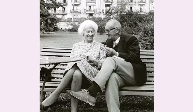 Bà Vera và chồng -nhà văn Nga Vladimir Nabokov.