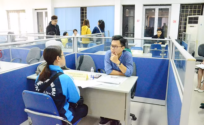 Tình trạng “ảm đạm” tại các phiên giao dịch việc làm đầu năm.