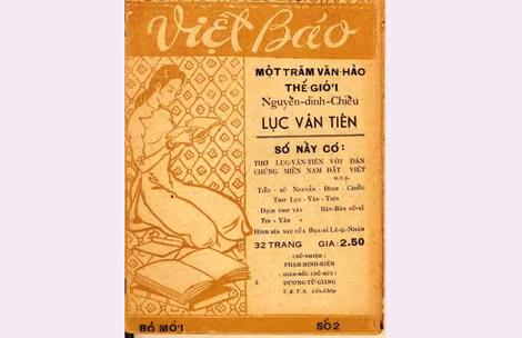 Tờ Việt Báo do Dương Tử Giang làm chủ bút.