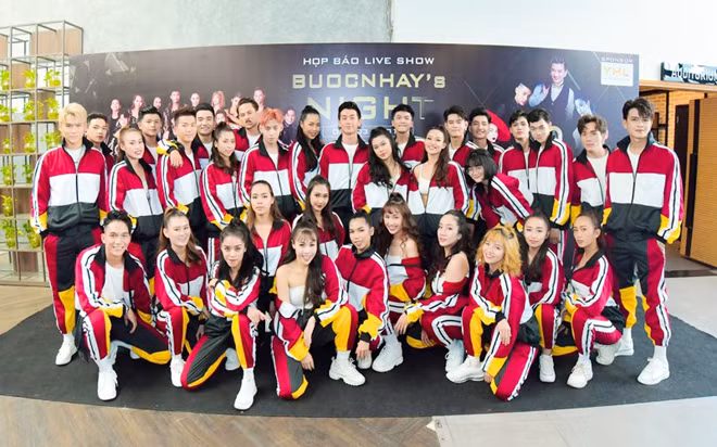 Vũ đoàn "Bước Nhảy" trong buổi họp báo giới thiệu liveshow "Bước Nhảy's Night" sẽ diễn ra vào ngày 7/4 tới đây.