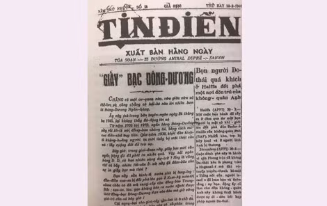 Tờ báo Tin Điển nổi danh với mục “Trớ trêu” của Nam Quốc Cang.