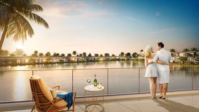 Trực diện khu hồ cảnh quan sẽ mang đến tài lộc - thịnh vượng cho các chủ nhân tại Mövenpick Resort Waverly Phú Quốc