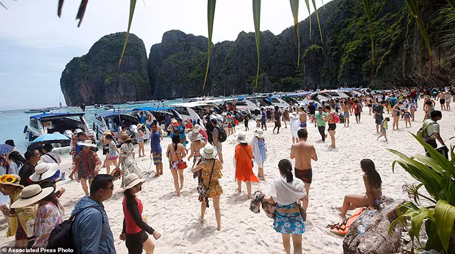 Du lịch Thái Lan cũng đang đứng trước những thách thức suy giảm. Ảnh: AP
