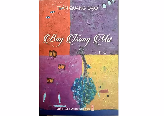 Bìa tập thơ "Bay trong mơ".