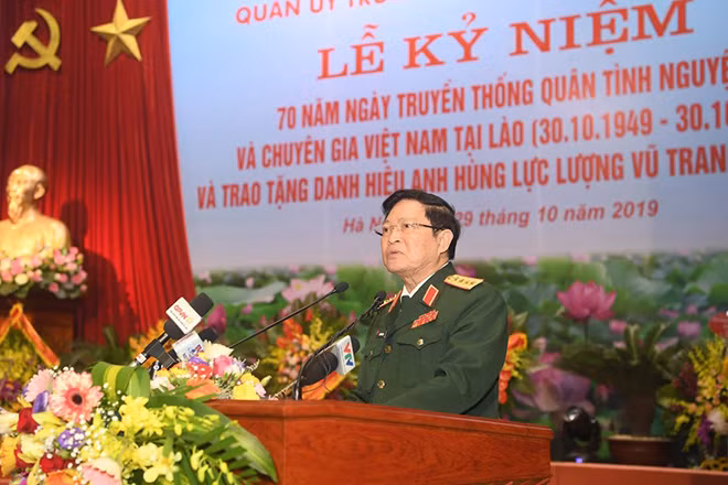 Bộ trưởng Ngô Xuân Lịch phát biểu tại Lễ Kỷ niệm. Bộ trưởng Ngô Xuân Lịch phát biểu tại Lễ Kỷ niệm.