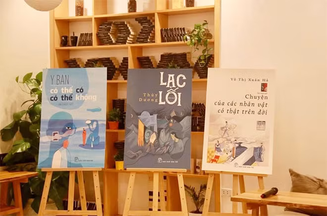 Các tác phẩm mới của ba nhà văn do NXB Trẻ ấn hành.
