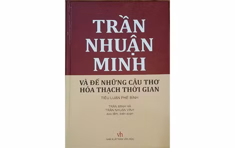 Bìa tập sách mới của nhà thơ Trần Nhuận Minh.