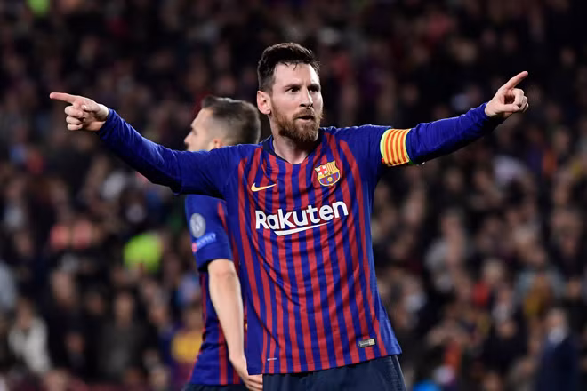Đẳng cấp thiên tài của Messi giúp Barca thắng lớn trước Liverpool.