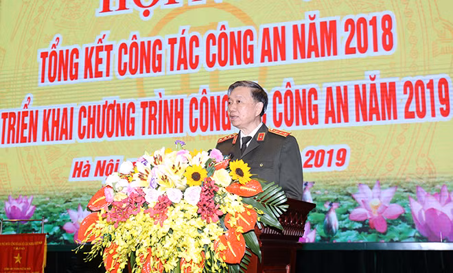 Bộ trưởng Tô Lâm phát biểu tại Hội nghị.