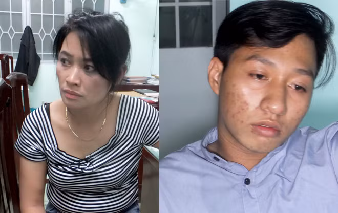 Soa và Âu tại cơ quan Công an. Soa và Âu tại cơ quan Công an.