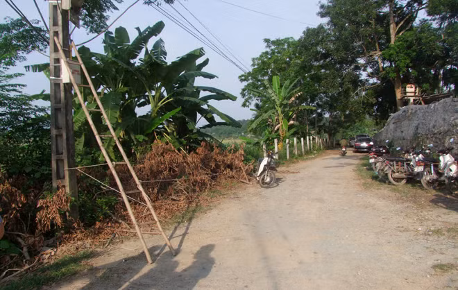 Khu vực xảy ra vụ án mạng.