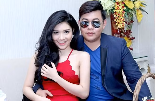 Ca sĩ Quang Lê với hot girl Thanh Bi.