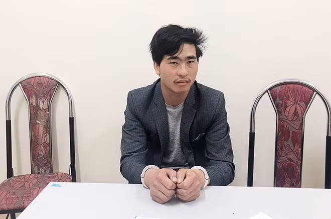 Đối tượng Tráng A Của tại cơ quan Công an. Đối tượng Tráng A Của tại cơ quan Công an.