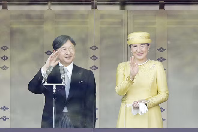 Nhật hoàng Naruhito và Hoàng hậu Masako. ảnh: Getty