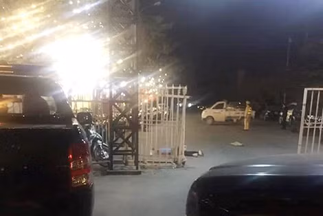 Hiện trường vụ sát hại.