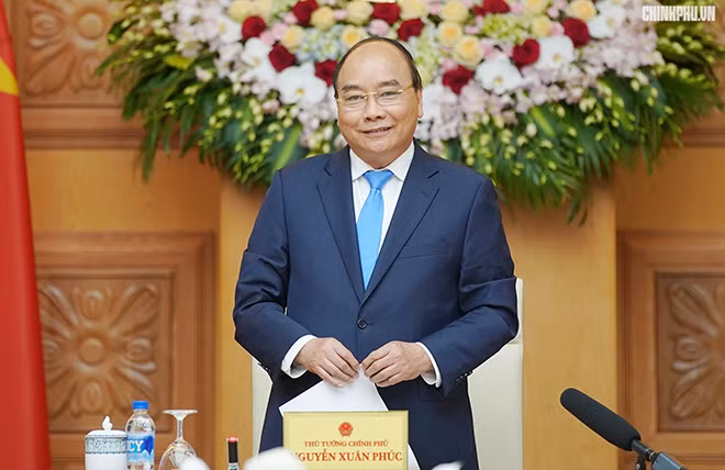 Thủ tướng mong muốn các nữ doanh nhân tiếp tục vươn lên, đóng góp vào sự phát triển của đất nước. Ảnh: VGP/Quang Hiếu