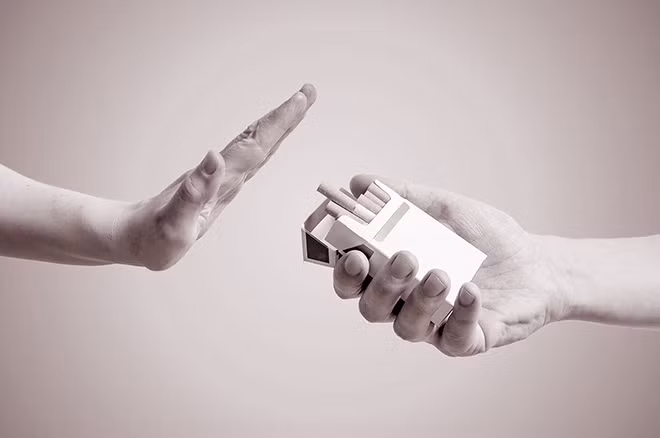 Hãy nói không với thuốc lá. Hãy nói không với thuốc lá.