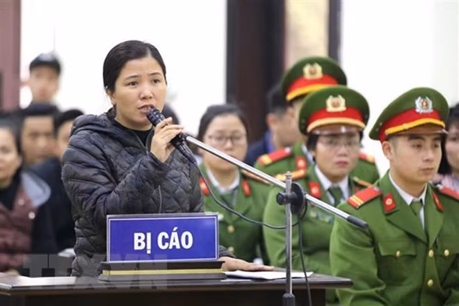 Bị cáo Lê Thị Lan Thanh.